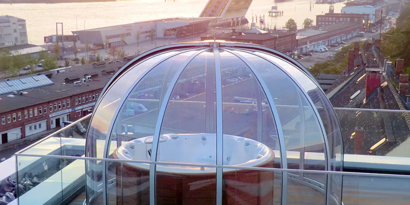 Abri de jacuzzi Vöroka