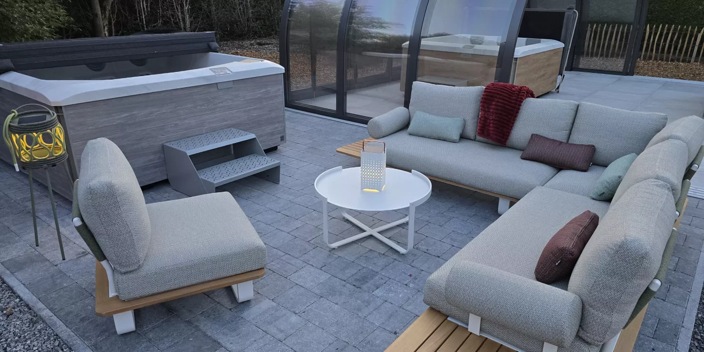 Ensemble mobilier extérieur - fauteuil